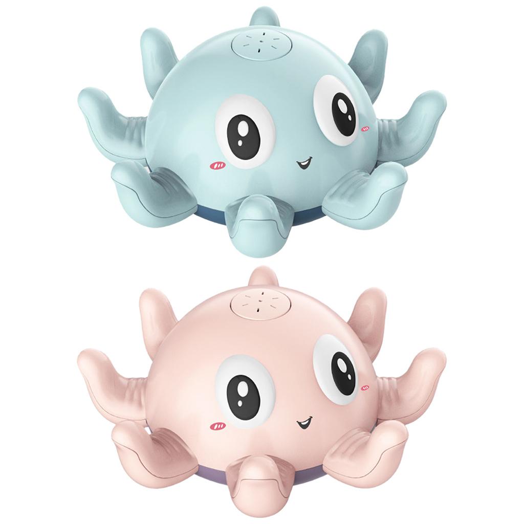 Cute Light Up Sprinkler Octopus with LED Light Swim Pool Paddling Floating Bathroom Squirt Bath Toys Party Favors