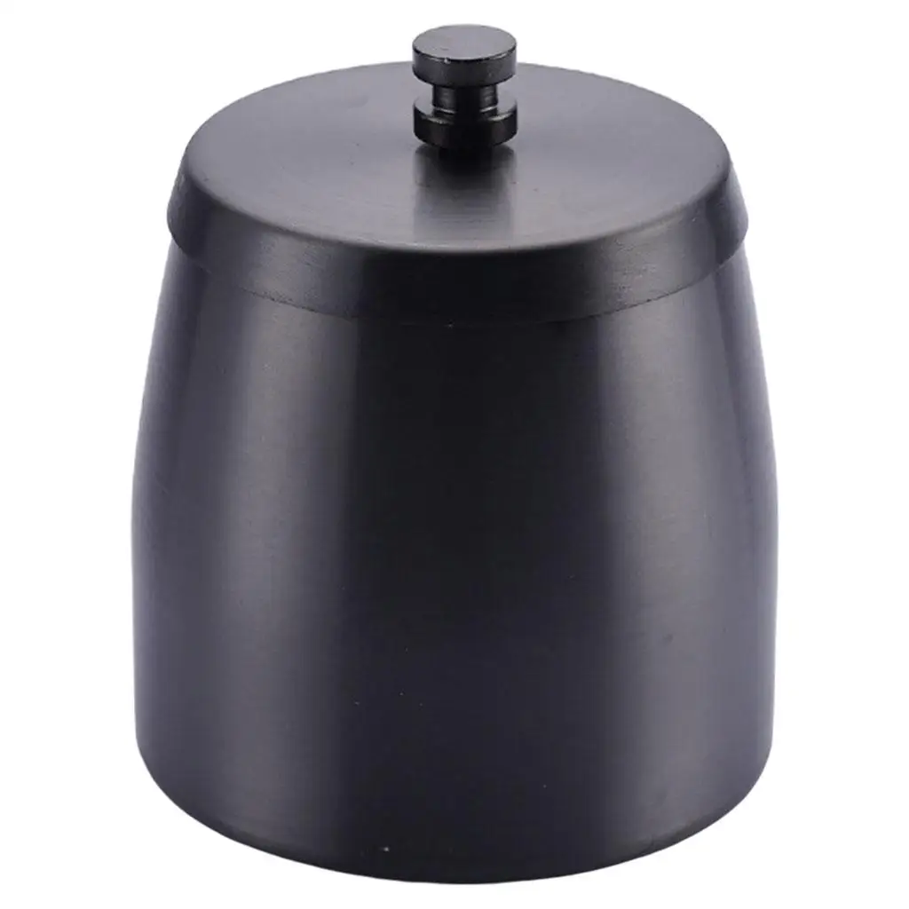 Stainless Steel Ashtray with Cover Free Standing Deepened Column Waterproof Cigarette Ashtray for Daily Use