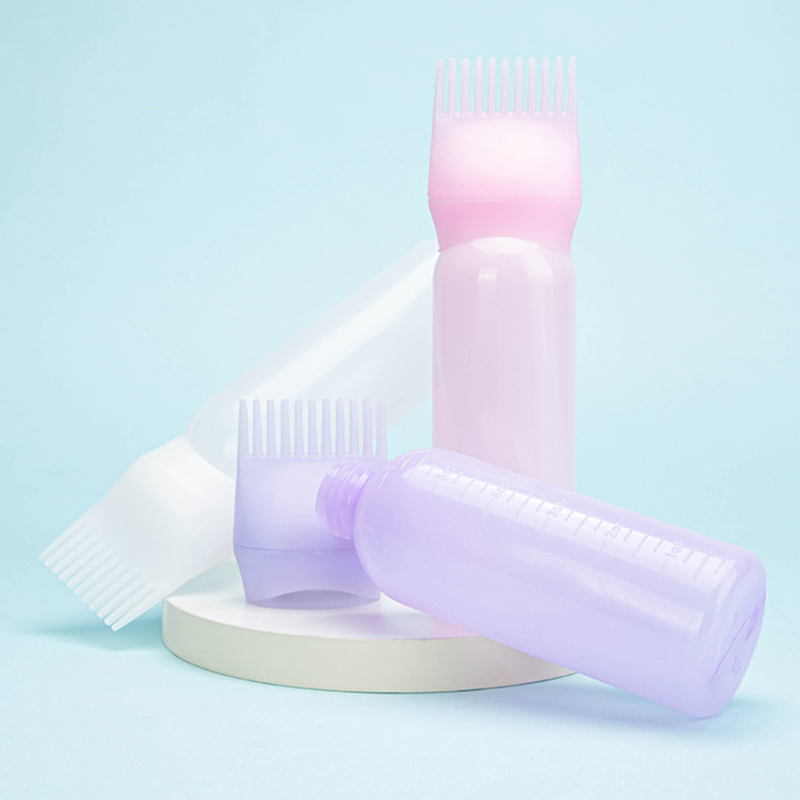 Description Picture 4 of item170ml Plastic Hair Dye Refillable Bottle Applicator Comb Oil Comb Dispensing Salon Hair Coloring Hairdressing Styling Tools