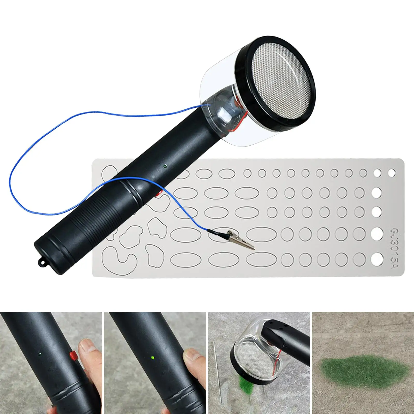 Static Grass Applicator Comfortable Grip for Wargame DIY Table