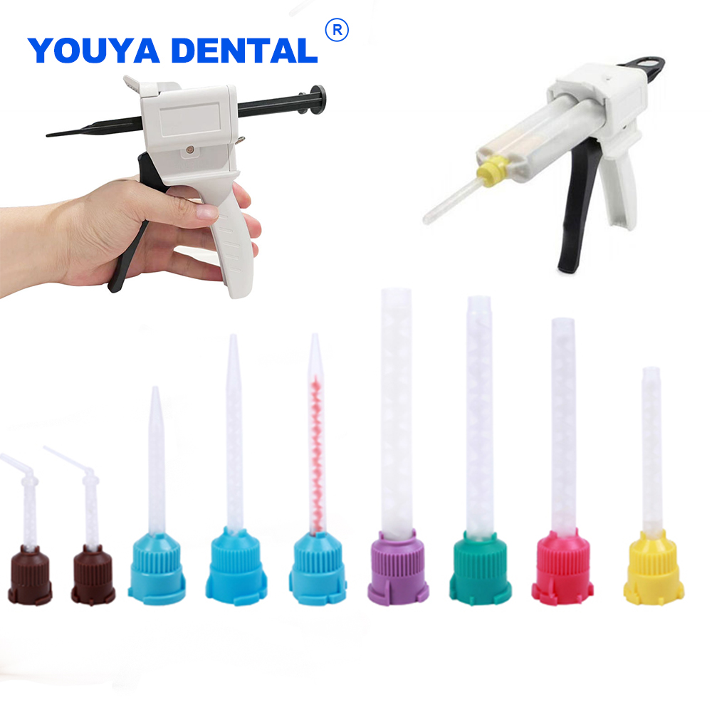 Best of Dental Impression Mixing Tips Silicone Rubber Gun Conveying Mixing Head For Dentistry Materials Mixing Tube Disposable Den Reviews & Tips