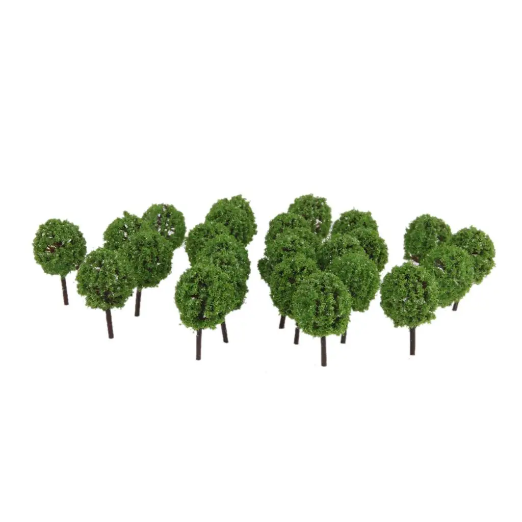 30 Model Ball Trees Train Architecture Forest Park Scene Layout 1:100 HO OO
