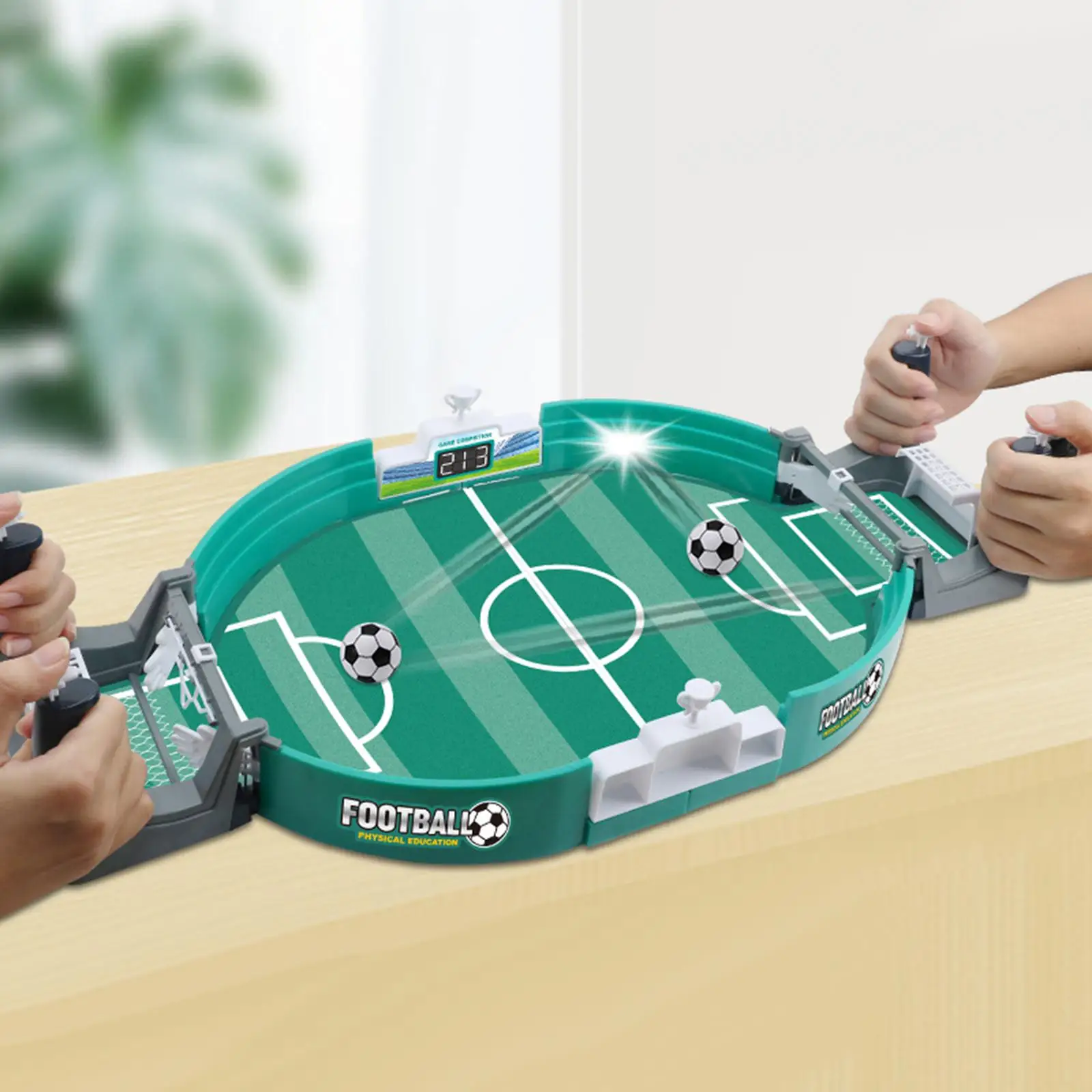 Tabletop Play Ball Soccer Toys Interactive Toy Soccer Tabletop Game for Two Players Kids Adults Family Party Entertainment