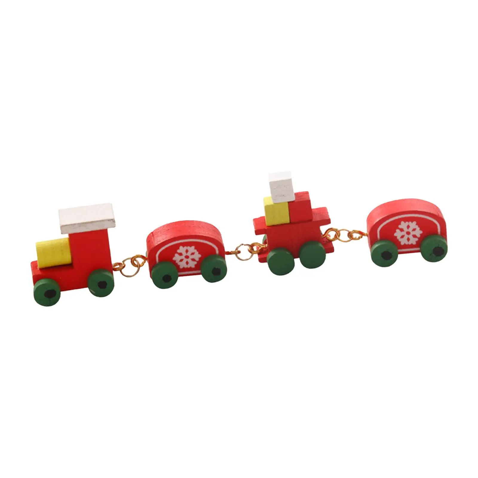 1/12 Dollhouse Mini Christmas Train for Building Model Train Railway Station