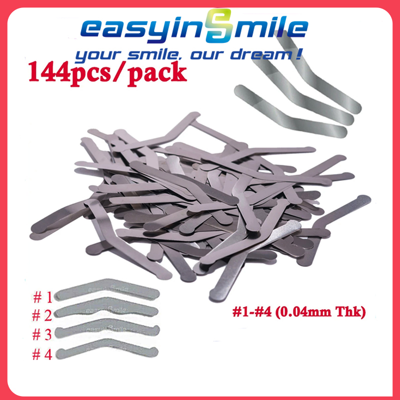 Best of Easyinsmile 144Pcs Dental Lab Matrix Bands Broad / Narrow / Universal Tofflemire Stainless Steel Bands 0.015 4Type #1- #4 Reviews & Tips