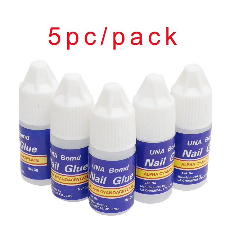 Best of 5Pcs Fast Drying Nail Art Glue Glitter UV Acrylic Rhinestones Press On Nails Strong Adhesive Nail Glue False Tips Manicure Tool Reviews & Tips