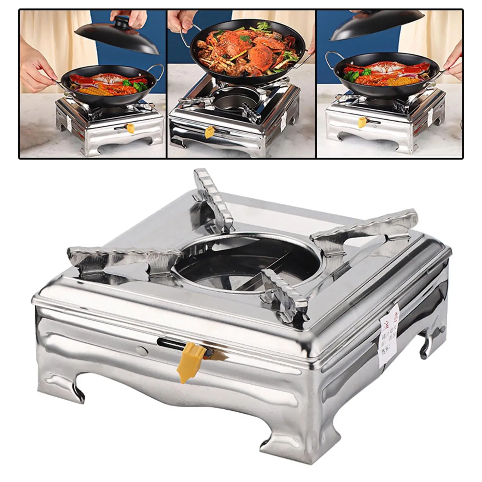 Alcohol Stove with Lid with Cover Environmental Protection Lightweight Burner