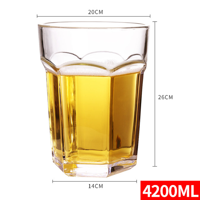 Thicker Beer Glasses Mug Large Capacity Transparent Crystal Beer Glass Cup  With Handle Home Club Bar Party Drinkware 1000ml Gift - Glass - AliExpress