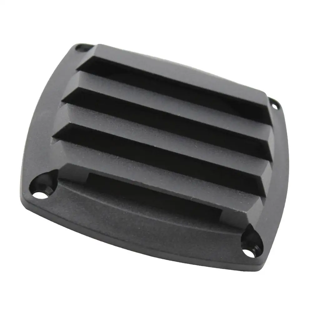 3 Inch Black Plastic Louvered Vents Boat Air Vent Grill Cover