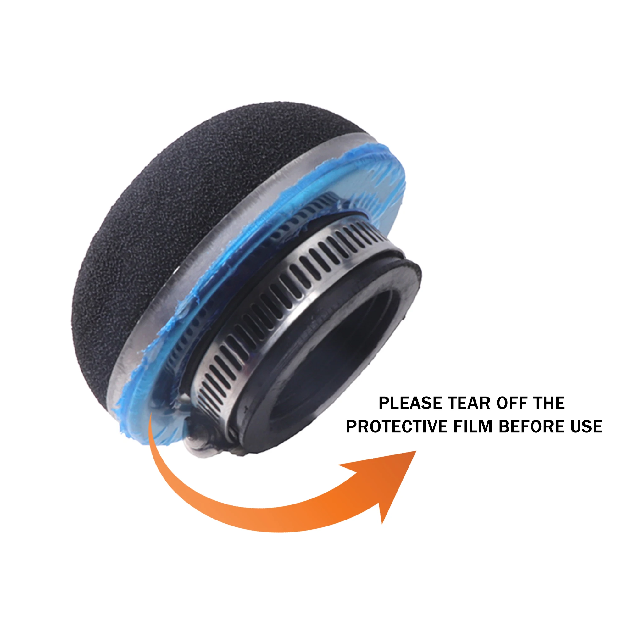 Filtro de aire de espuma recta para motocicleta