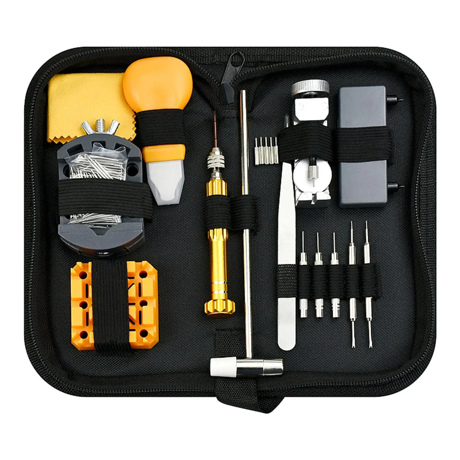 132x Watch Repair Kit Watch Case Opener Storage case Opener Portable Universal Accessory Watch Link Removal Tool