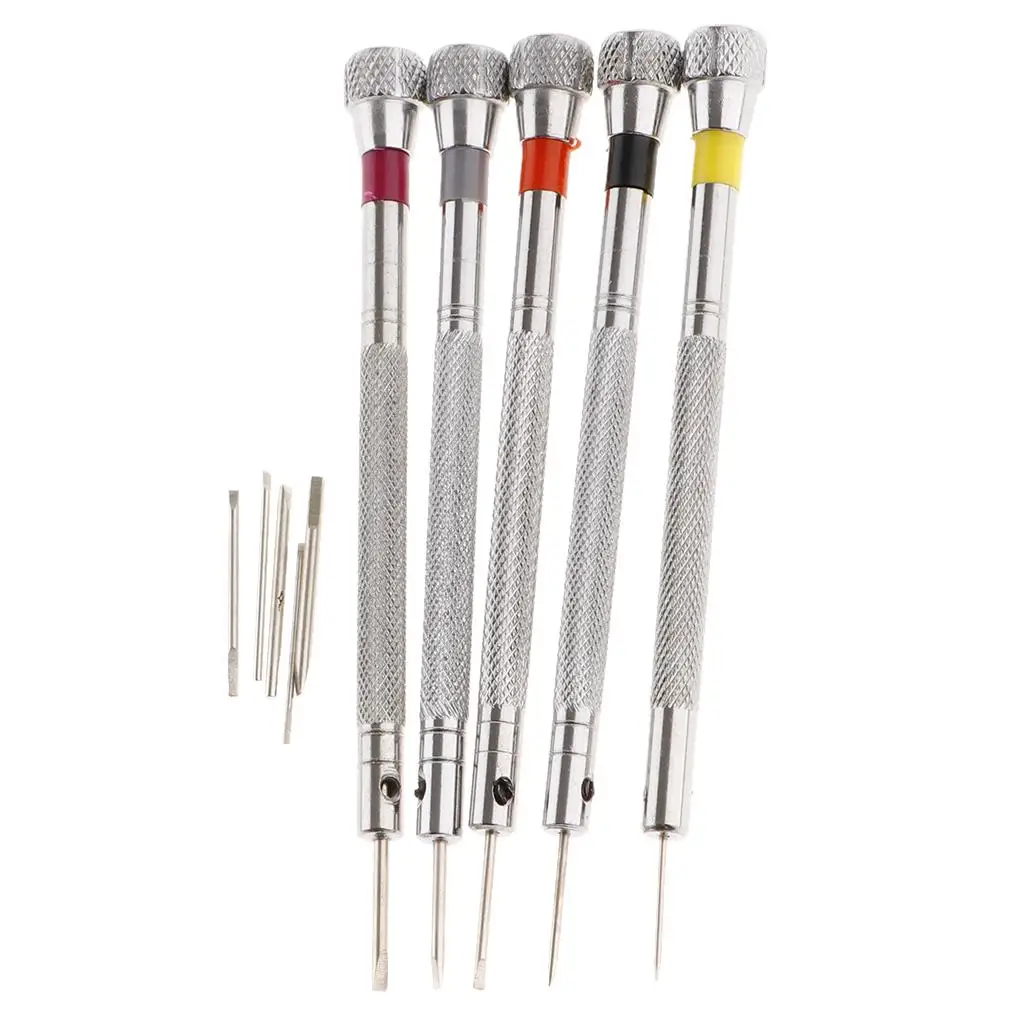 Set of 5 Wrenches Screwdrivers Screwdrivers Watchmaker Jewelry