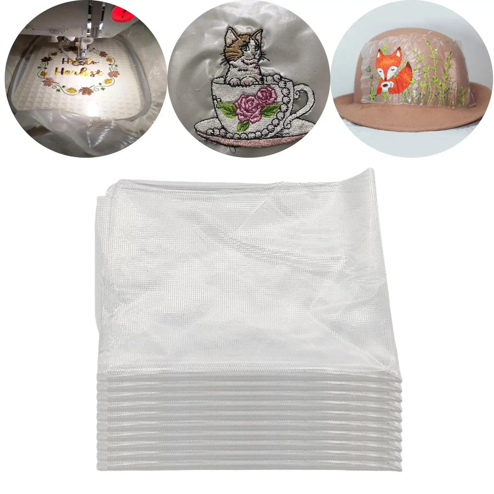 Water Soluble Embroidery Stabilizer Dissolvable Paper Sewing for Sheets