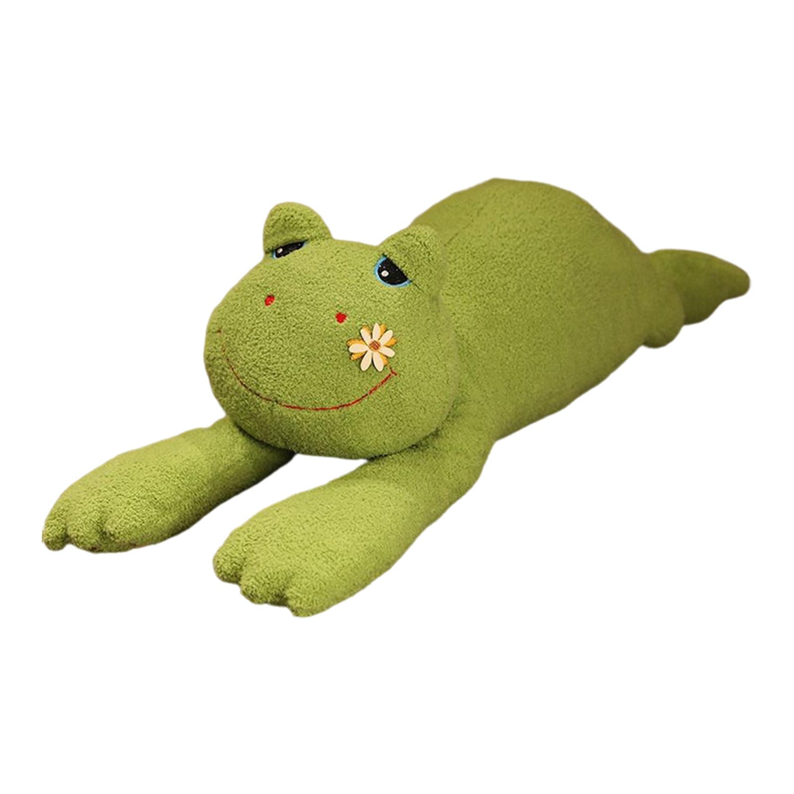 Cuddly Frog Plush Toy Frog Pillow Cartoon for Birthday Gifts party