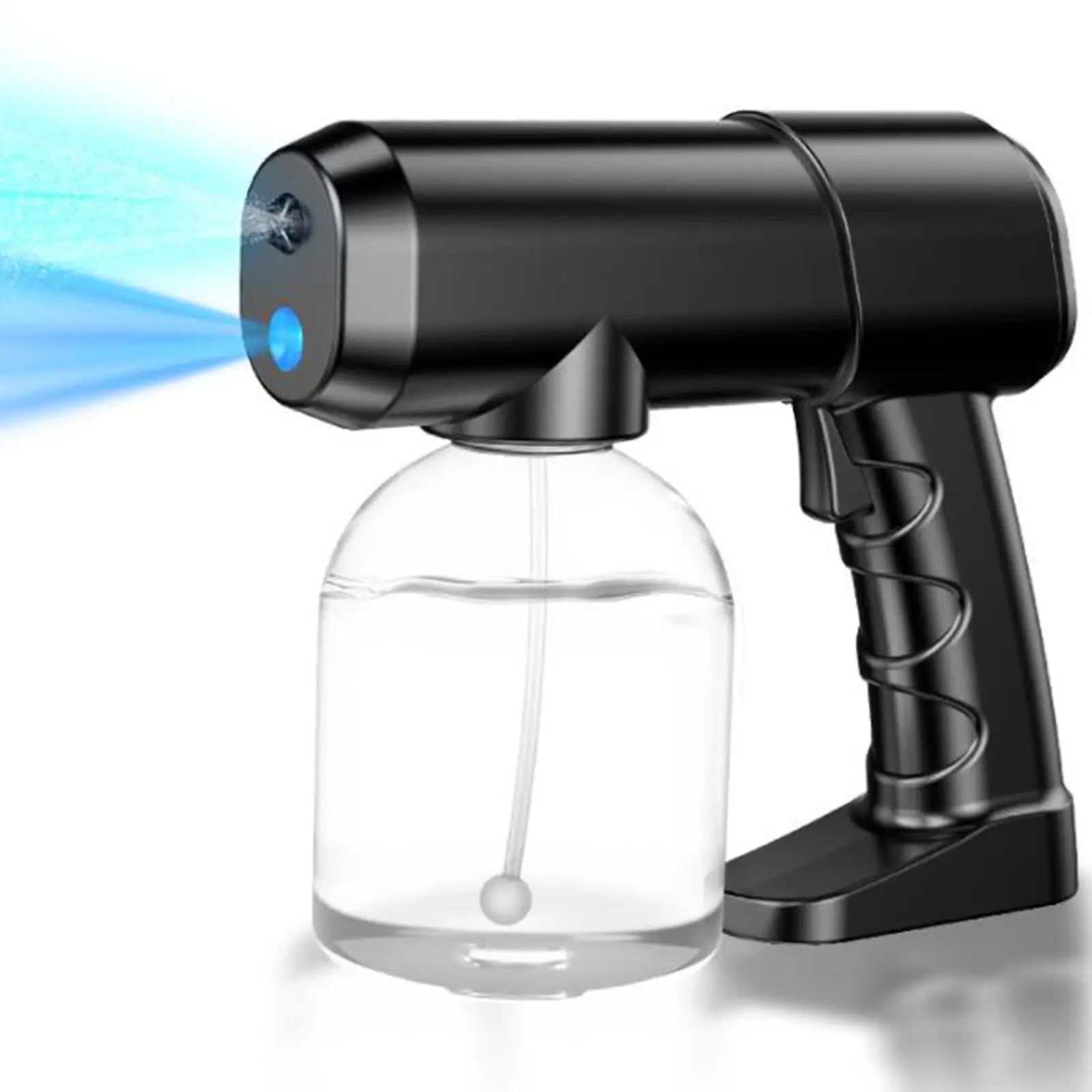 500ML Wireless Blue Light Nano Sprayer Fogger Handheld USB Charging Sterilization Spray Gun for Home Office School