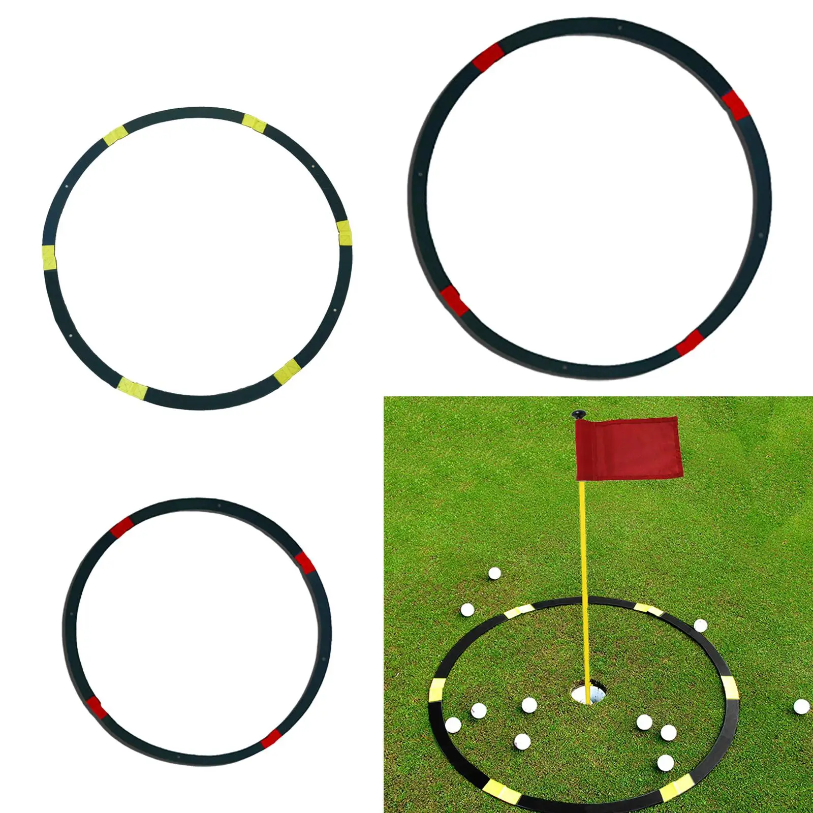 Golf Green Target Circle Putting Pitching Target Indicator Circle Training Aid