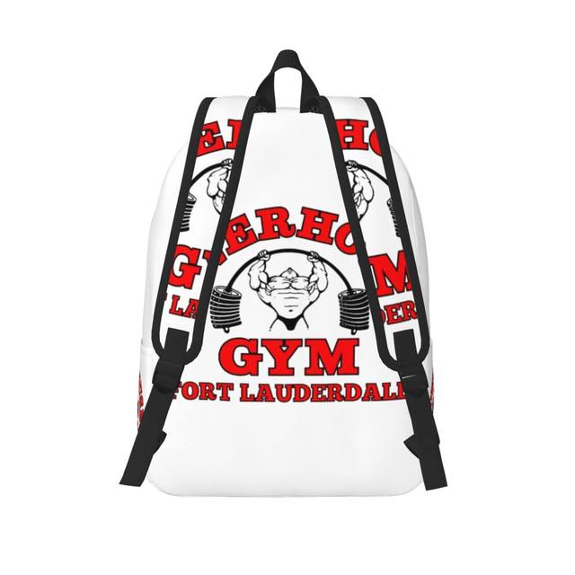Powerhouse Gym Laptop Backpack Men Women Fashion Bookbag for