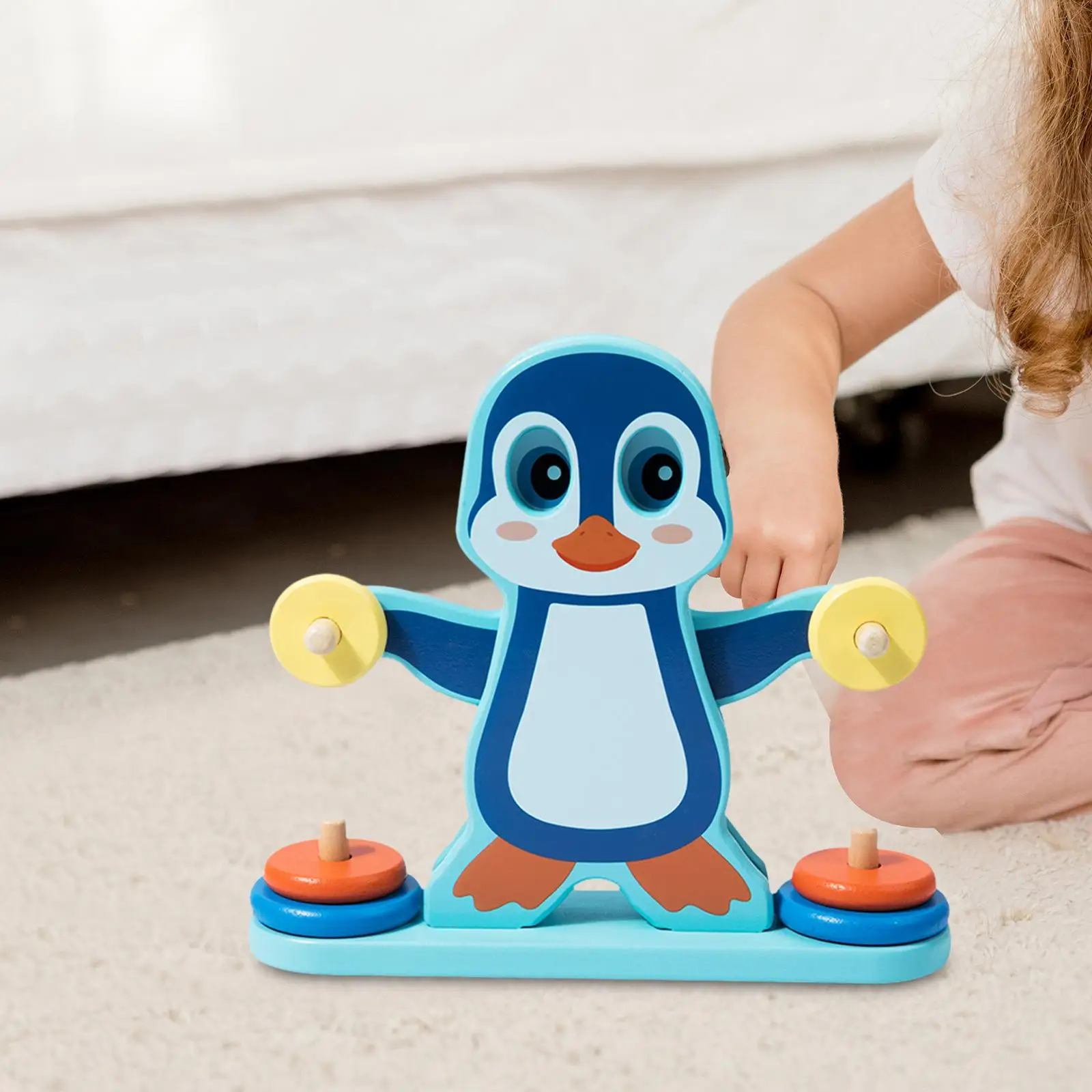Penguin Balance Counting Game Number Recognition Learning Activities for Boys Girls Kindergarten Birthday Gift Children Math Toy