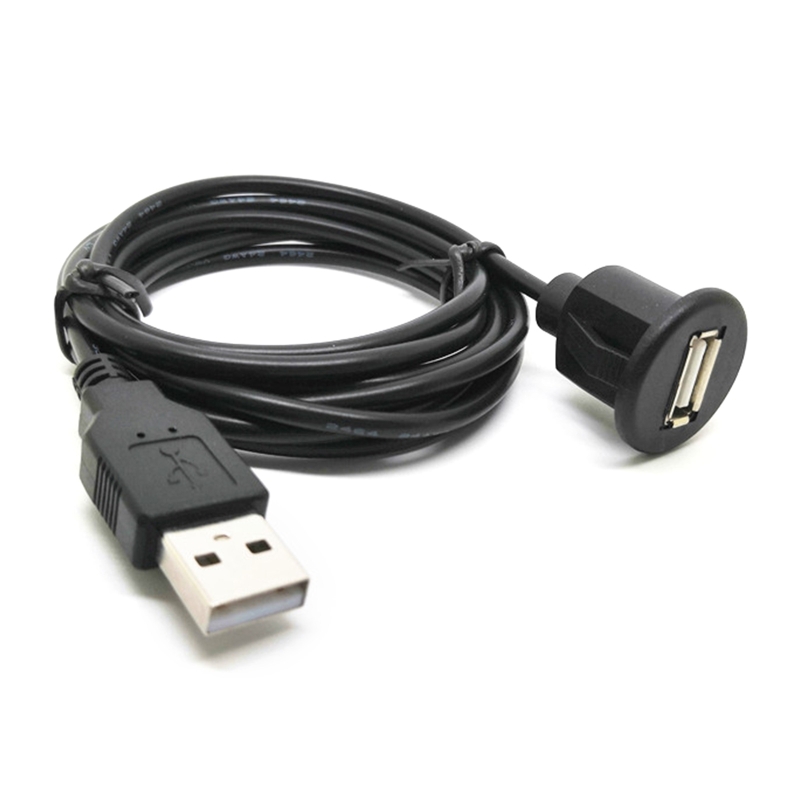 USB 2,0 wasserdichtes Kabel Stecker zu Buchse Auto Armaturen brett Stereo Line Verlängerung kabel für Motorrad – Detail 21