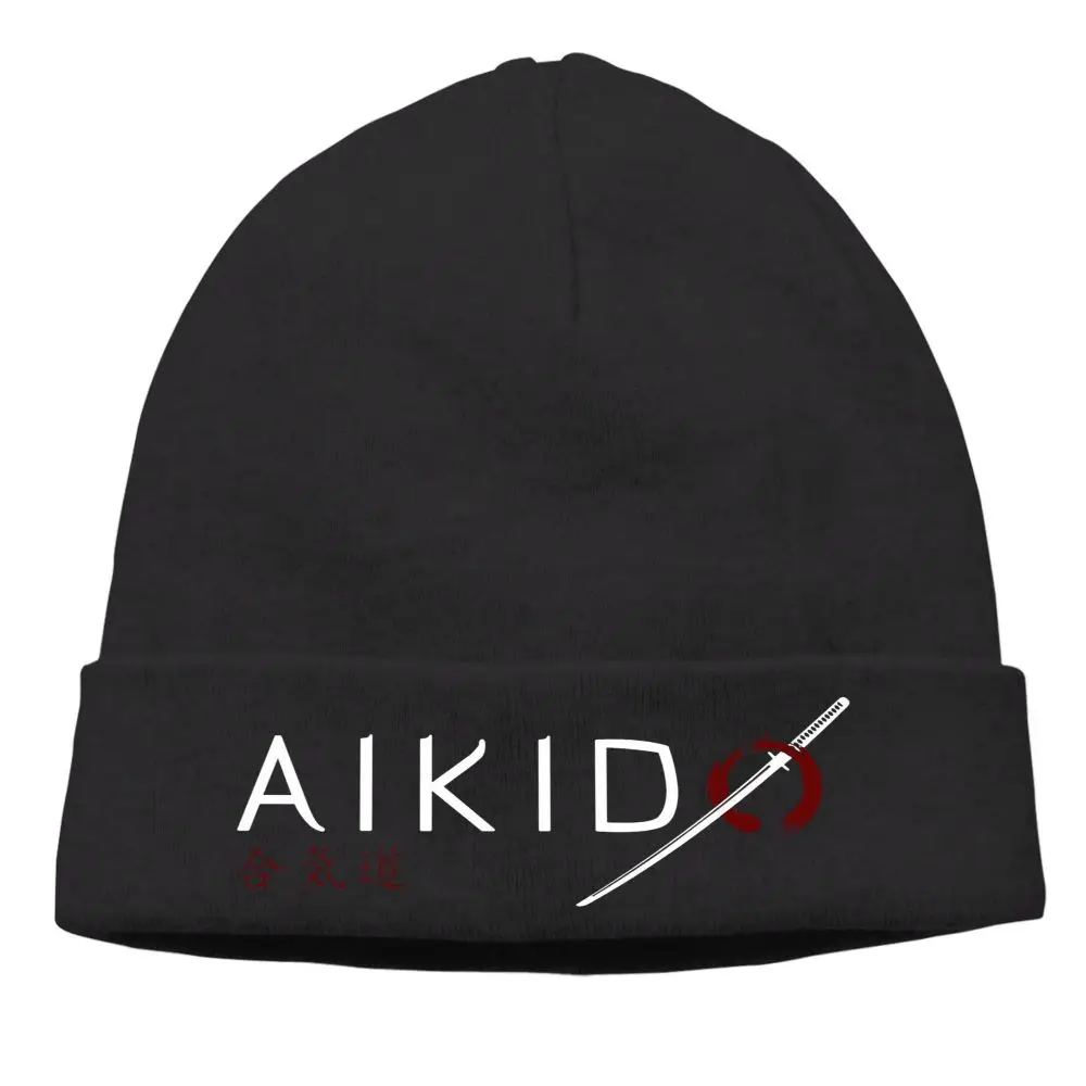 Aikido Hapkido Boken TANTO JO Martial Arts Skullies Beanies Caps Graphic Knitted Winter Warm Bonnet Hats Ski Cap