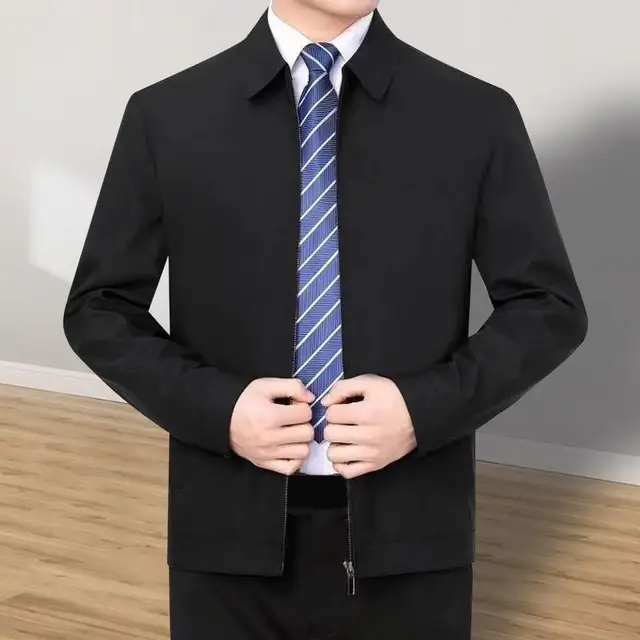 Homens de negócios xadrez imprimir botão jaqueta masculina fino turn down  collar bolso outerwear topo inglaterra estilo casual manga longa casaco -  AliExpress