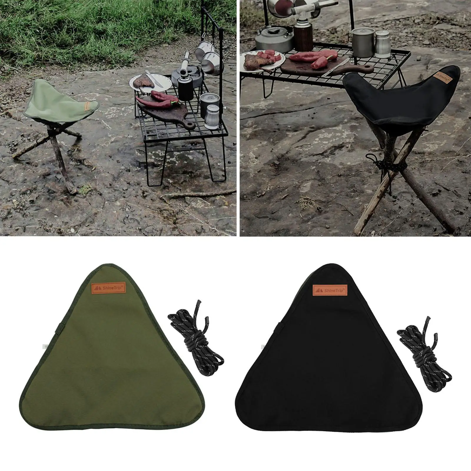 Tripod Stool Cloth Outdoor Tools Lightweight for  Picnic