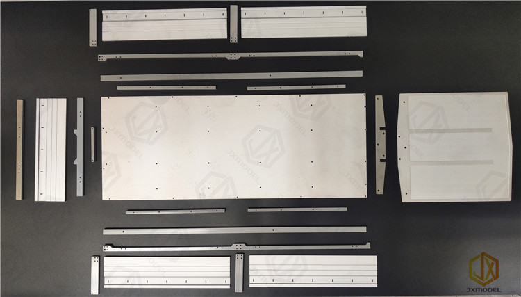 CNC Aluminium Legierung KIT Ausgebrannte Wagen Körper Fracht Box 1/14 Für Tamiya RC Lkw Anhänger Kipper Für Scania MAN F2000 Auto Diy Teile – Detail 14