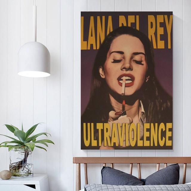 Lana Del Rey Singer Poster Canvas Wall Art Decoration Prints for Living Room  Home Bedroom Decor Painting - AliExpress