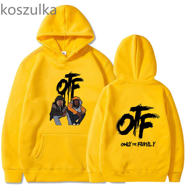 Otf Hoodie Streetwear Hip Hop Letter Print Sweatshirts Harajuku