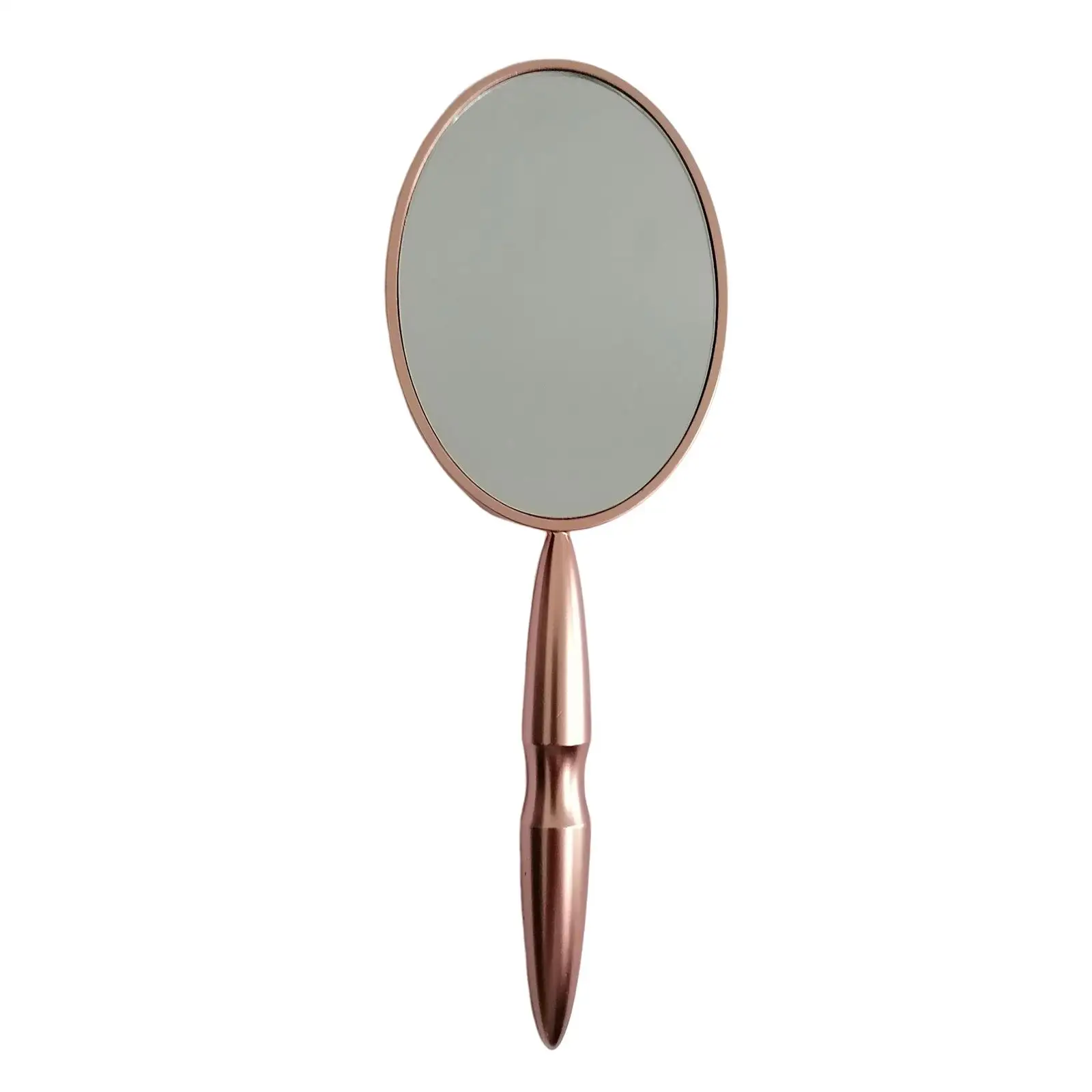 Handheld Mirror with Handle, Compact Mirrors Cosmetic Mirror DIY Makeup Mirror Travel Oval Shape Hand Mirror for Women Girls