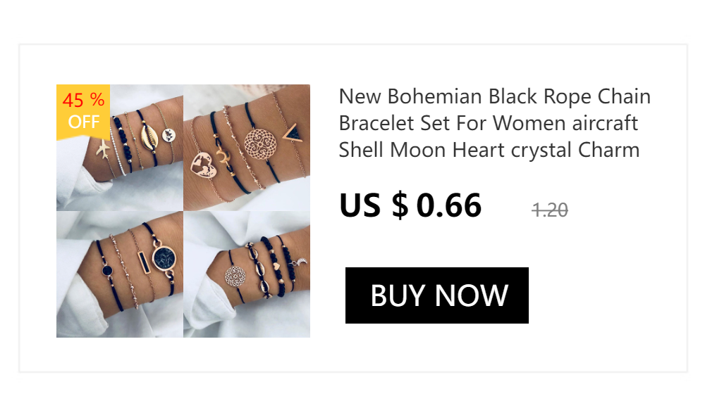 Bohemian Silver Color Geometric Link Chain Bracelet Set For Women Crystal Leaf Open Cuff Bangle Female Boho Jewelry Accessory