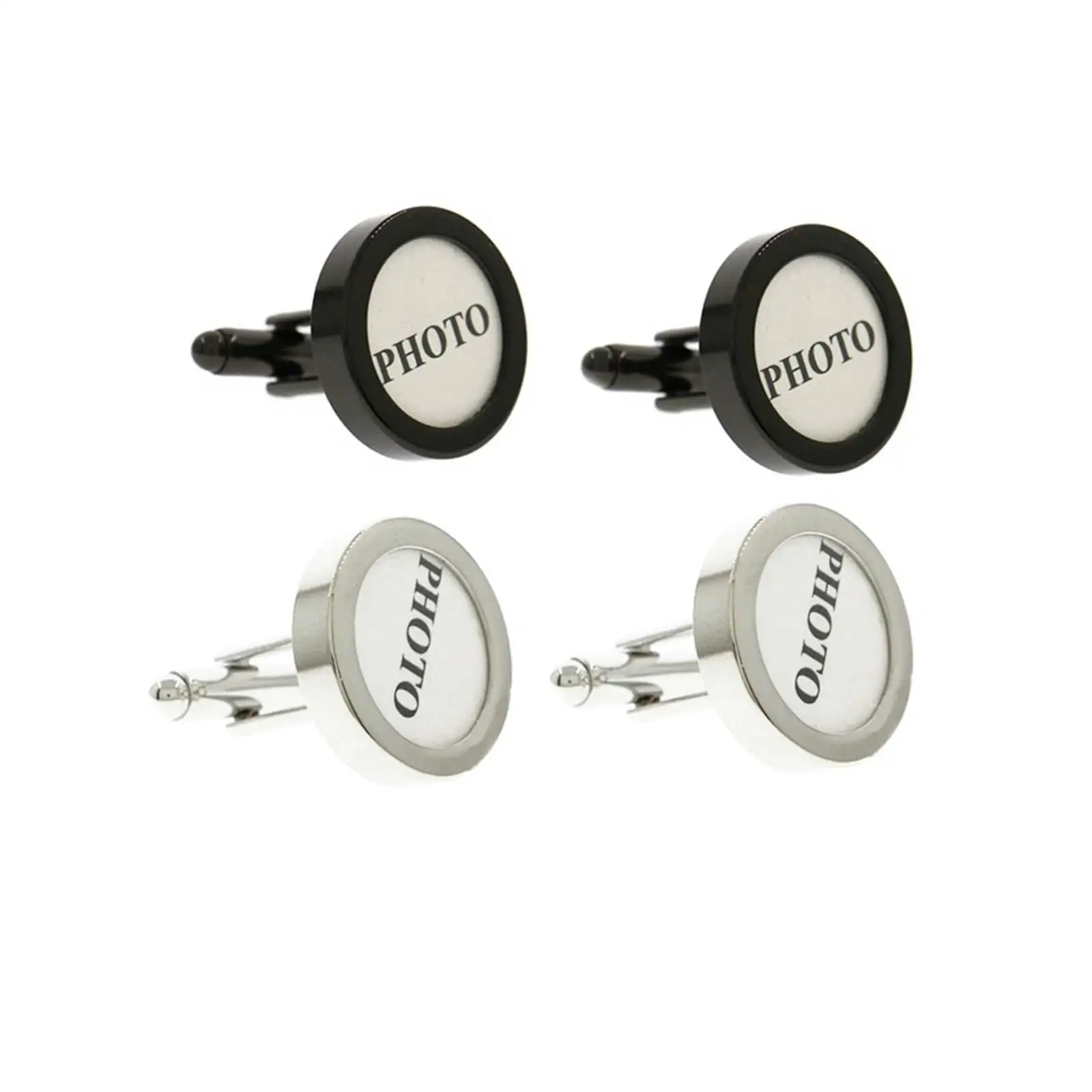 2 Pieces Metal Cufflinks Shirt Accessories Screw Twist Shirt Cuff Links for Daily Clothing Banquet suits Graduation Party