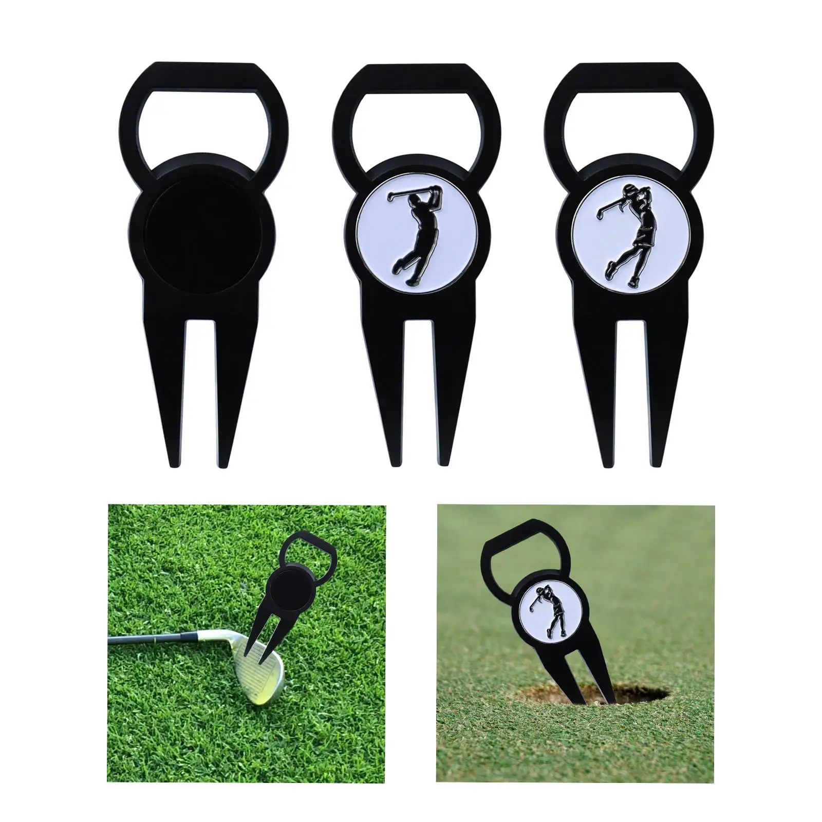 Golf Repair Tool Attachments Multifunction Gift for Practice Golfer