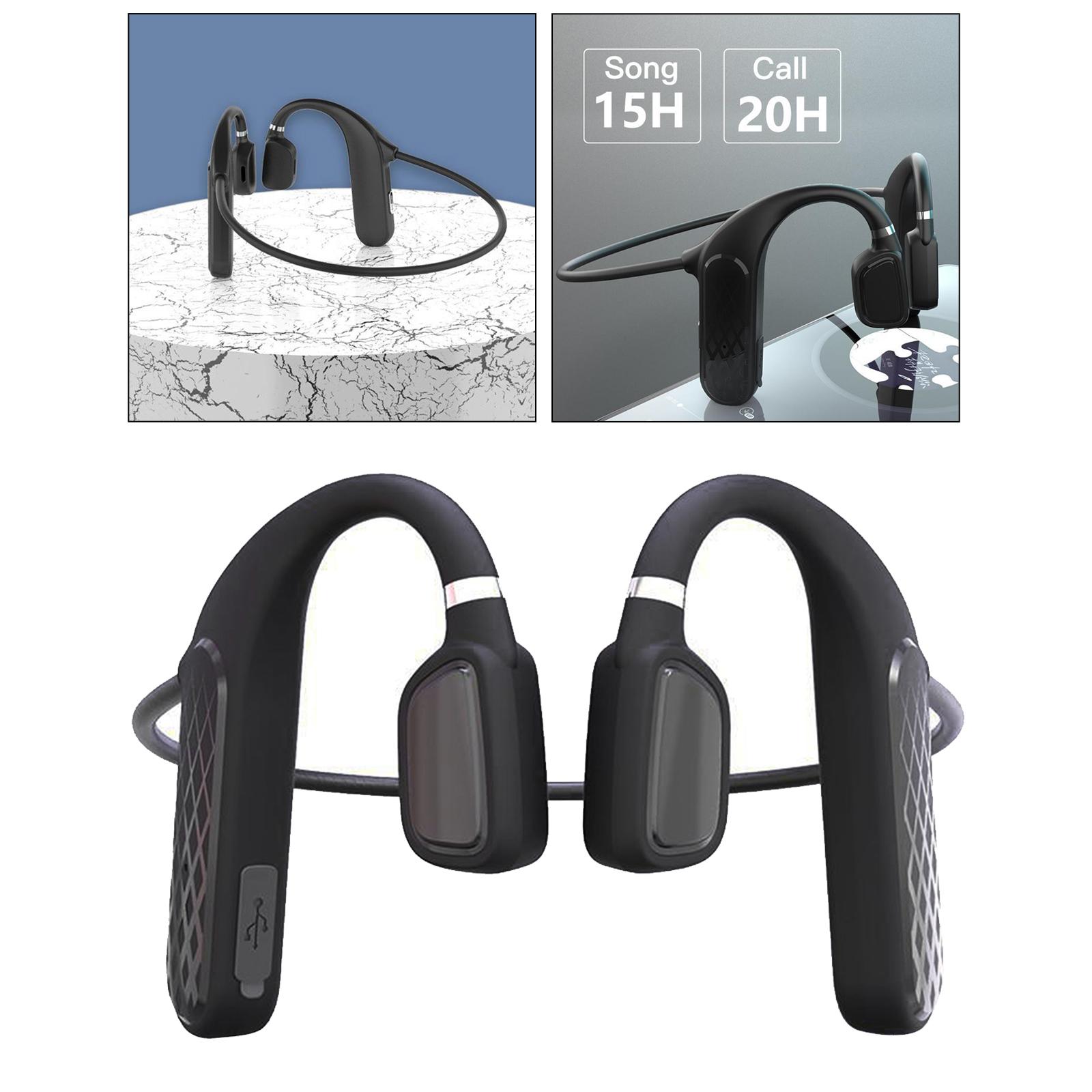 Conduction Bluetooth 5.1 Headset Wireless Earphone Outdoor Sport Headset with Microphone Handsfree Headsets