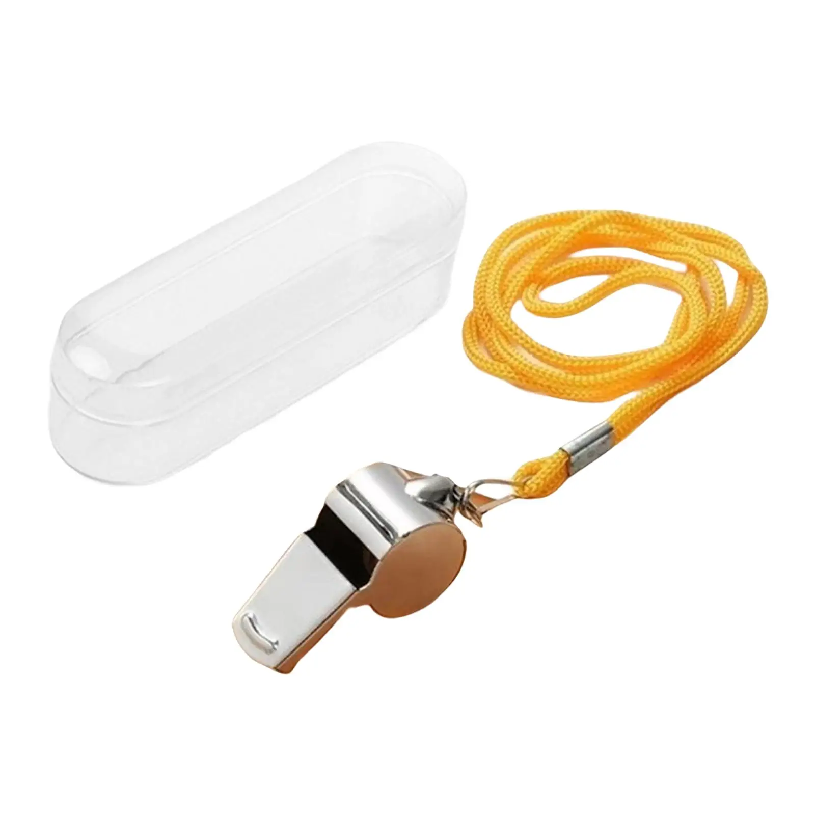 Sports Whistles with Lanyard Loud Crisp Sound Referee Whistle for Dog Training Survival