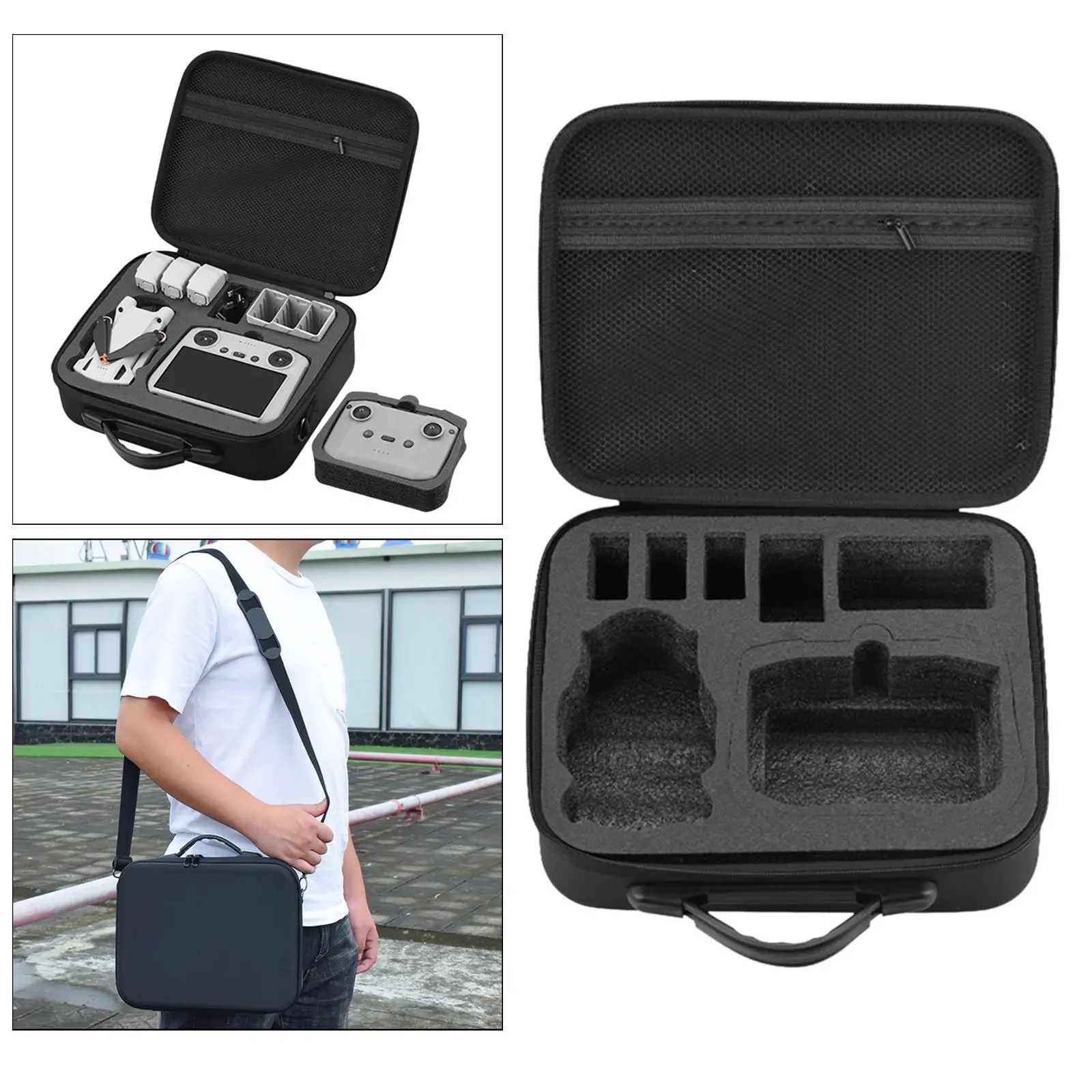 Drone Carrying Handbag Storage Box Remote Controller Case for DJI RC N1 Remote Controller