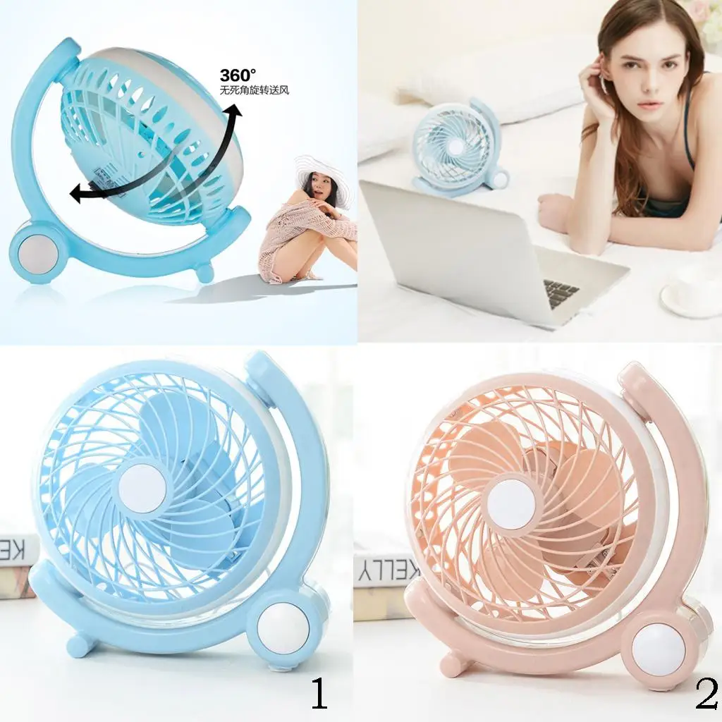 Handheld Electric Usb Fan Mini Portable Outdoor Fan with Rechargeable Battery Desktop for & Travel