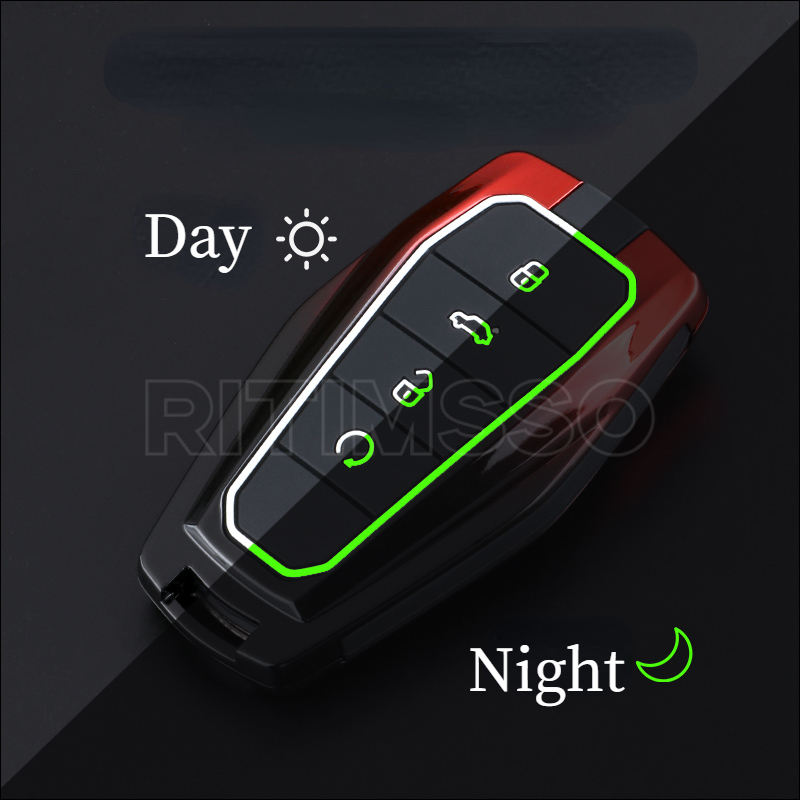 Lega Gel di silice custodia per chiave a distanza per Auto custodia per Geely Emgrand X7 EX7 Coolray 2019-2020 accessori per Fob per lo Styling automatico - S7fa23f626aae4a1db412a68ff8d1744d7