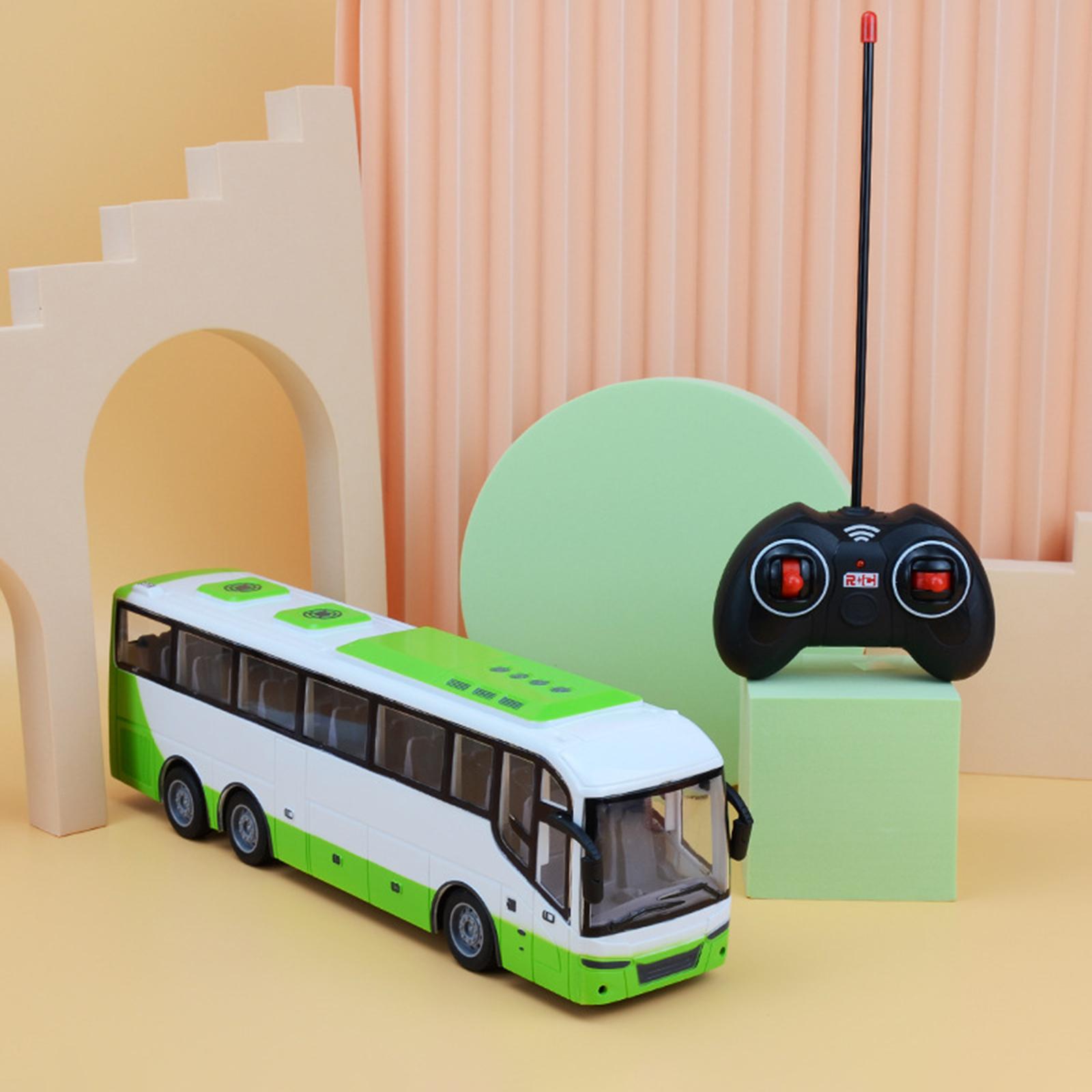 Simulation RC School Bus Toy Party Favors with Lights and Music Battery Operated Motor Vehicles for Children Baby Boy Girl Kids