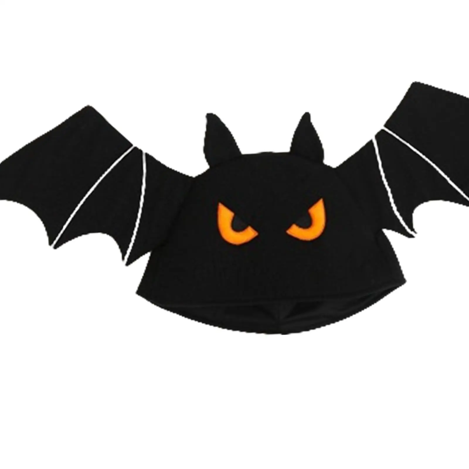 Bat Head Cover Hat Comfortable Photography Prop Lovely Head Warmer Decor Headdress for Carnival Cosplay Party Holiday Women Men