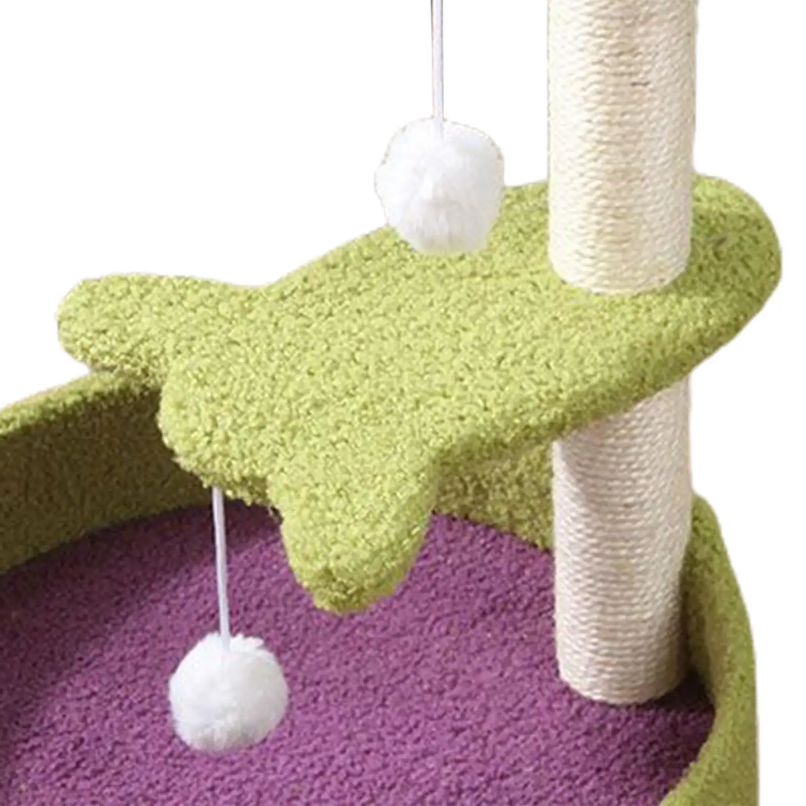 Cat Scratcher Post Grind Claws Scratch Poles Hanging Toy Ball Carpets Sofa Protector Sisal Rope Wrapped Kitten Scratching Toy