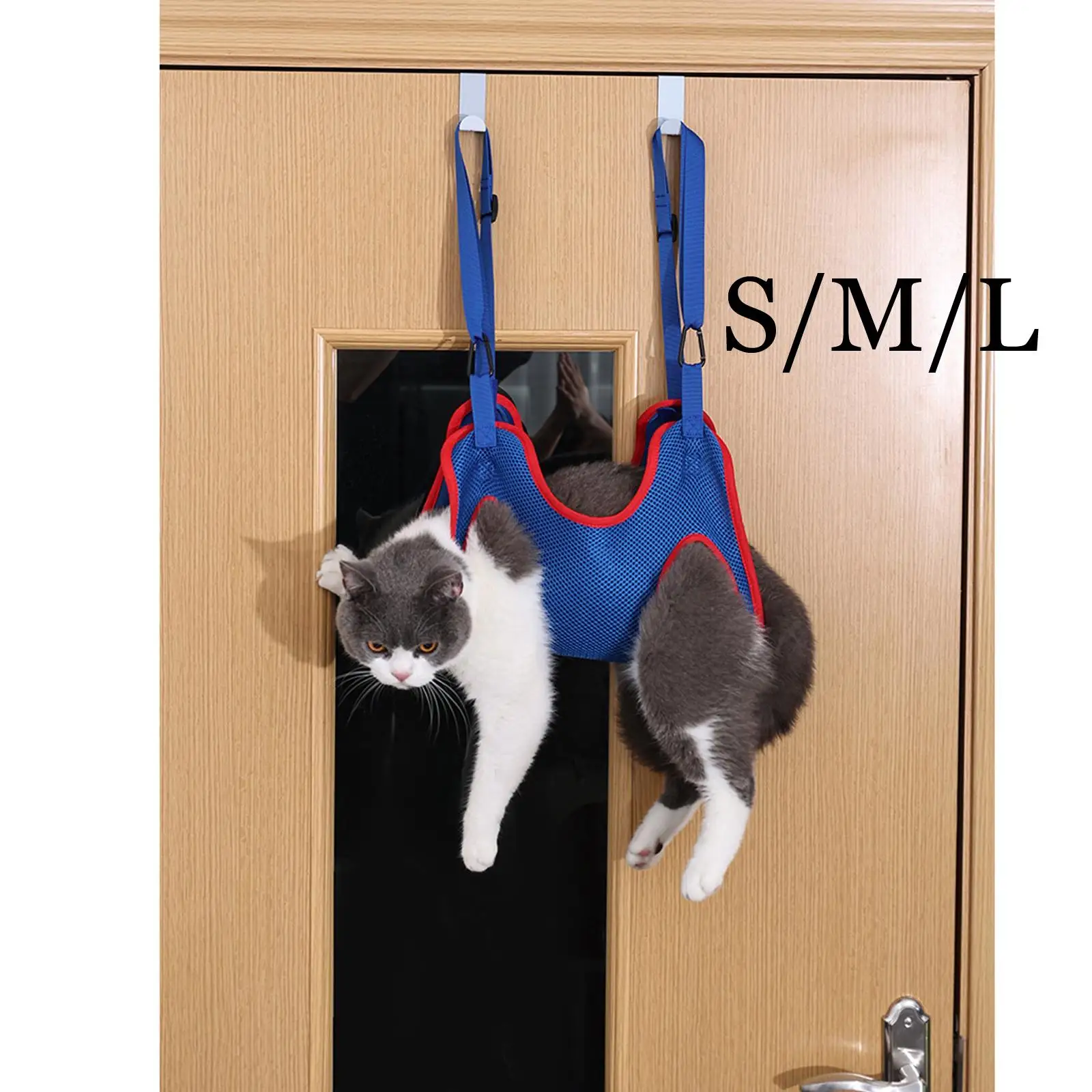 Portable Puppy Hammock Restraint Bag Dogs Grooming Sling for Bathing Washing Claw Care