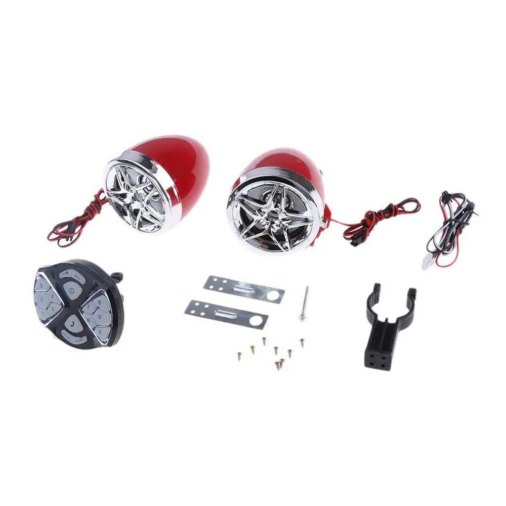 Motorcycle Audio Sound System MP3   Speakers Kit - Waterproof