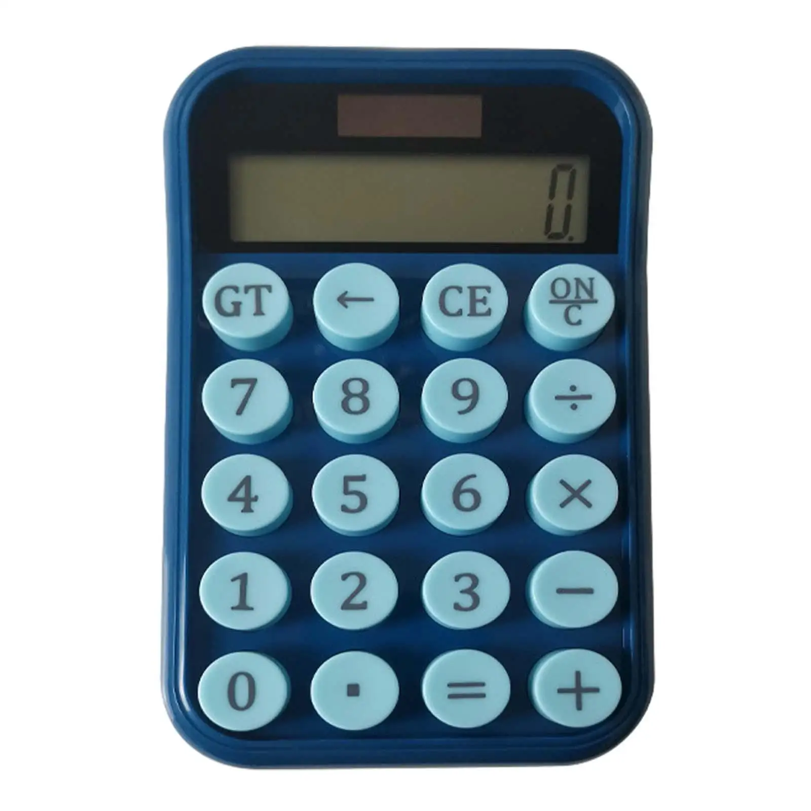 Cute Calculator Easy to Use Standard Function Solar Powered Calculator Mechanical Desktop Calculator for Office Home Kids School