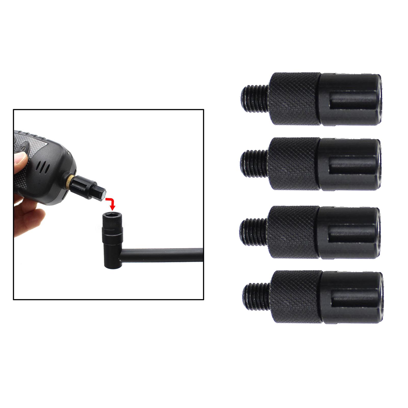 4Pcs Carp Fishing Alarm Adapter Quick Release Connectors Magnetic Adaptor Fishing Tools Stick Rod Pod Bite Alarms Accessories