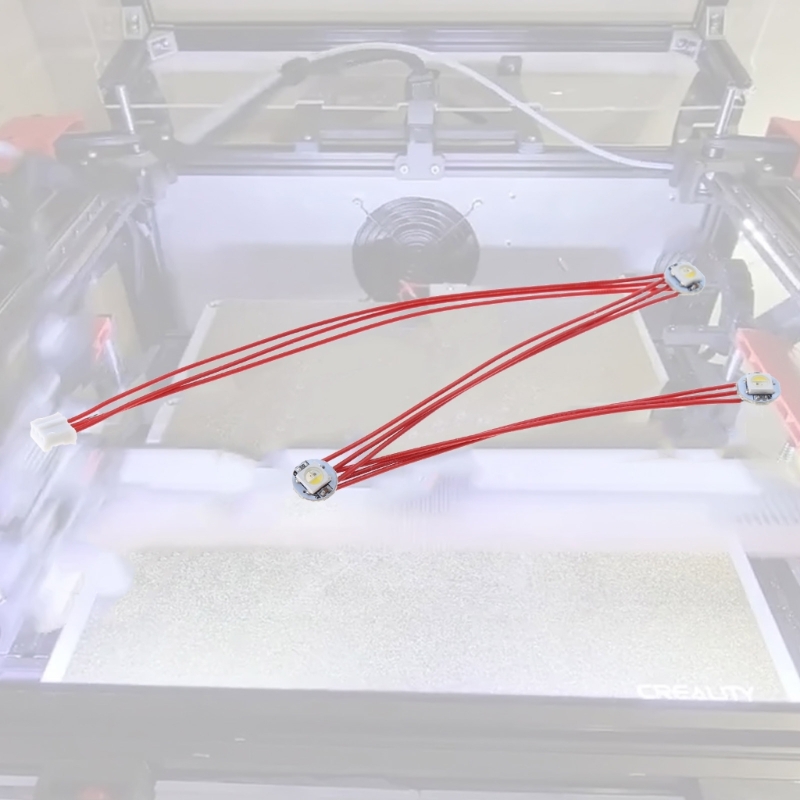 Stealth burner LED für Voron 2. 0 3D-Drucker DIY Kit Ptfe Kabelbaum 3 RGBW Mini-Taste PCB LEDs – Detail 2