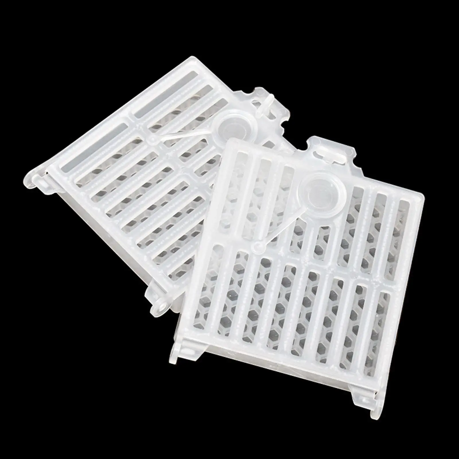 5 Pieces Queen Bee Post Cage Clip ABS Move Transmit Beekeeping Supplies Box