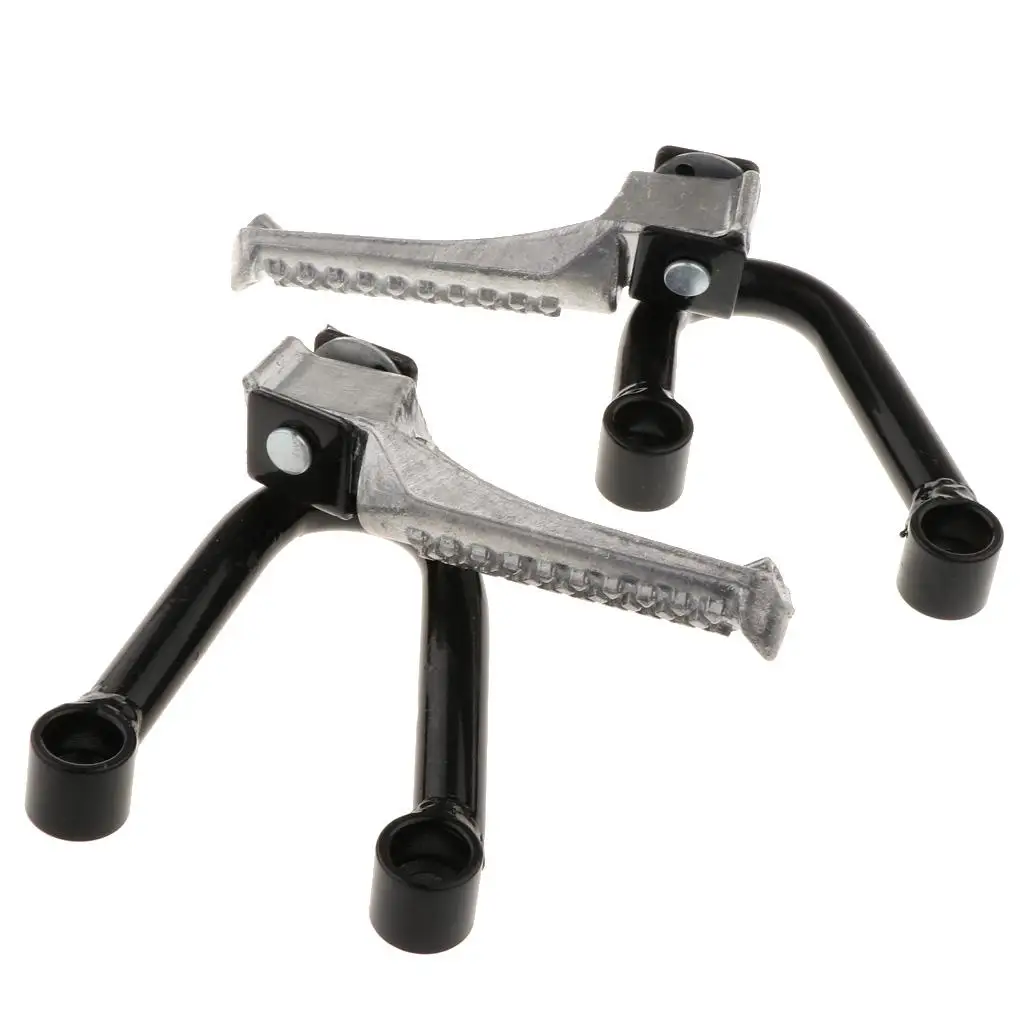 Motorcycle Rear Foot Pegs Footrest Footboards for Cafe Racer Bobber Custom