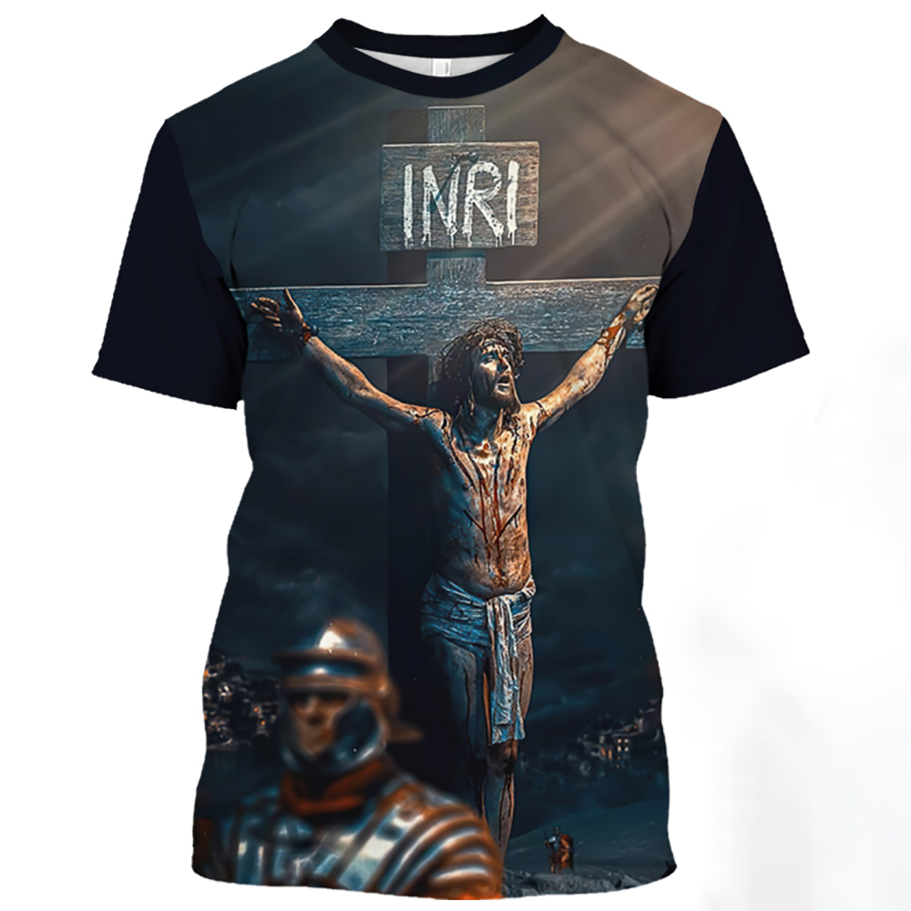 Catholic Cross T Shirts for Men 29