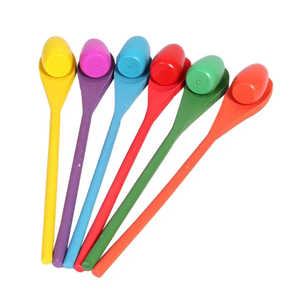 Egg and Spoon Race Game - 6  6 Spoons (Pack of 12) - Made of  Birthday Camp Picnic